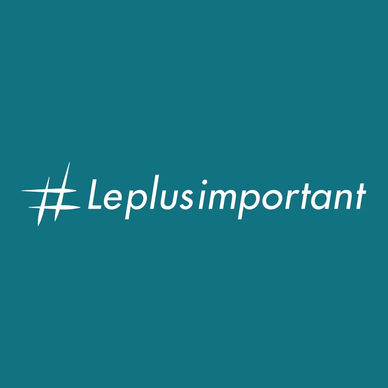 Logo #LePlusImportant