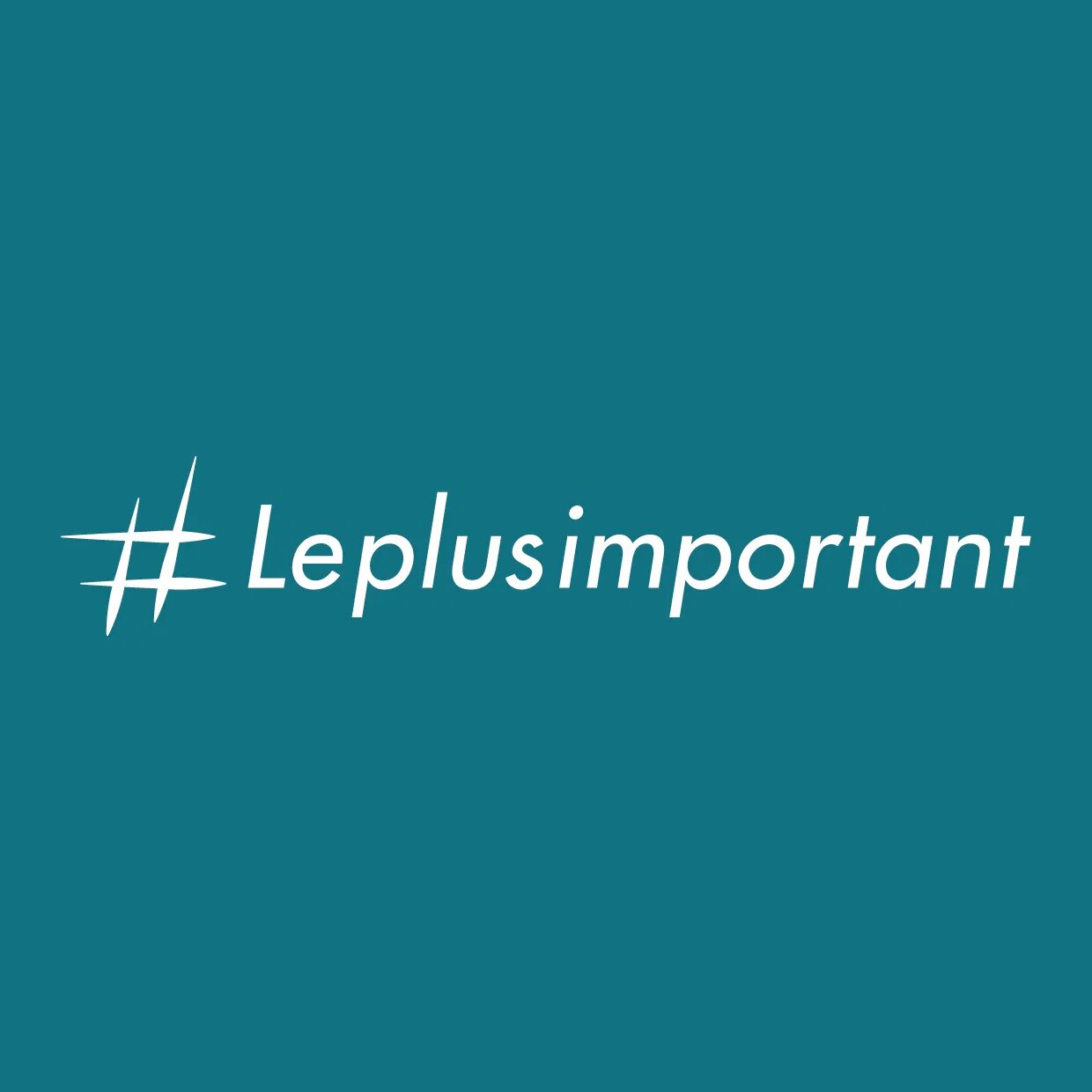 Logo #LePlusImportant